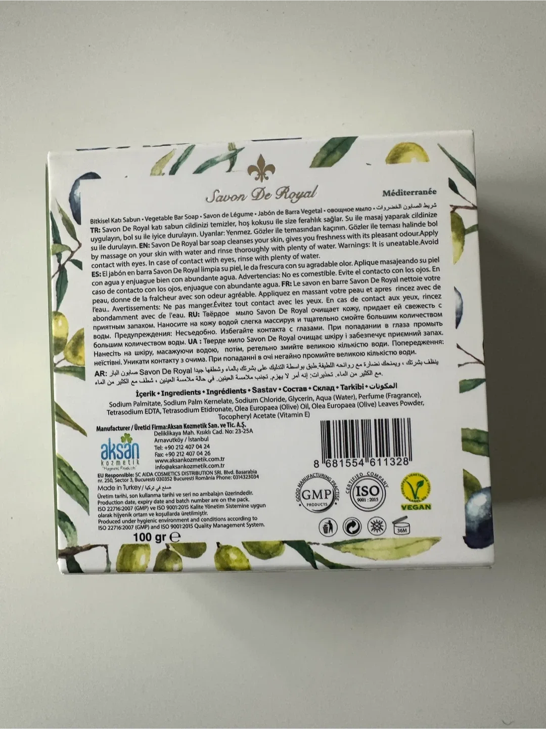 Savon De Royal Méditerranée Olive Oil Soap image indicator(2)