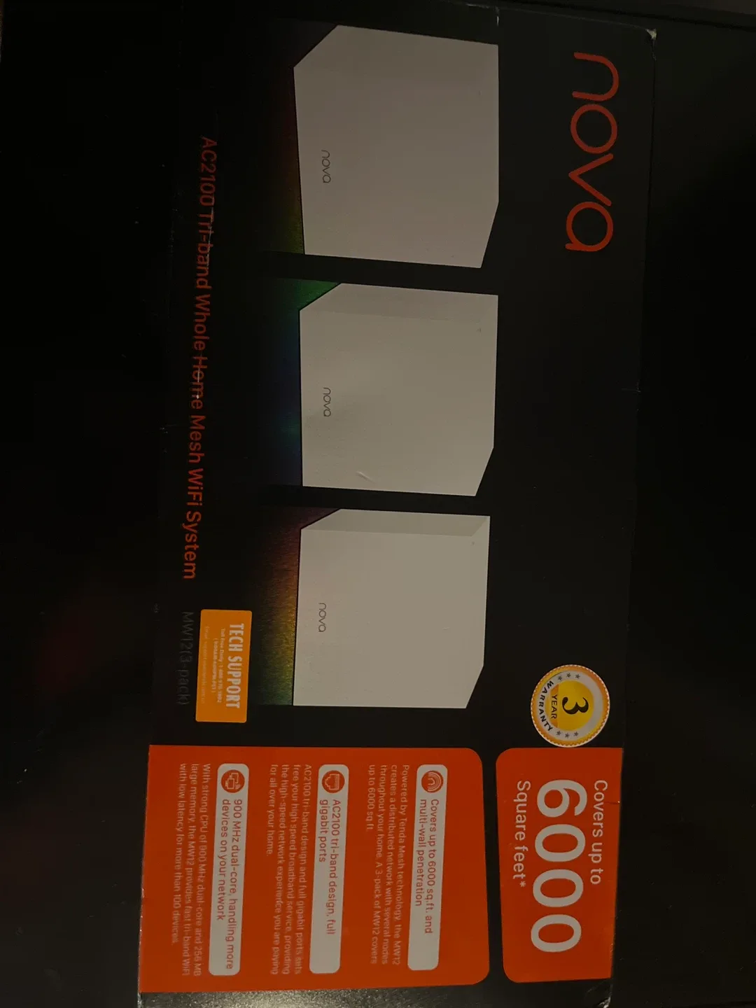 Tenda Nova MW12 Whole Home Mesh WiFi System