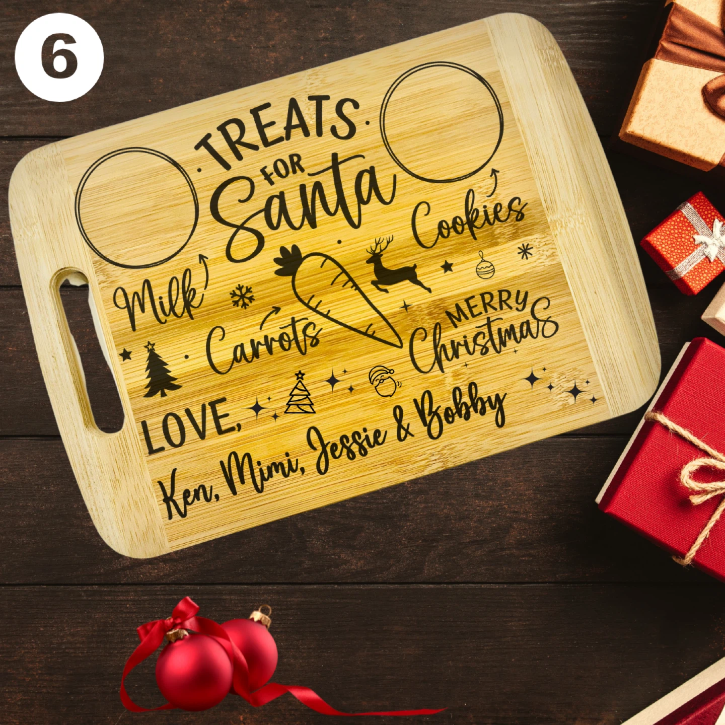 Christmas Gifts for Children 'Dear Santa' Treat Board - photo 2