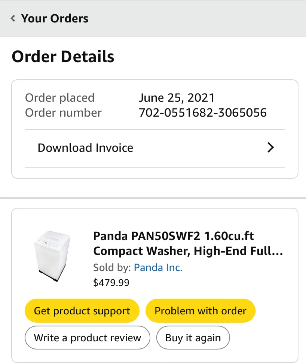 Panda Portable Washing Machine 1.7 Cu.ft - photo 2