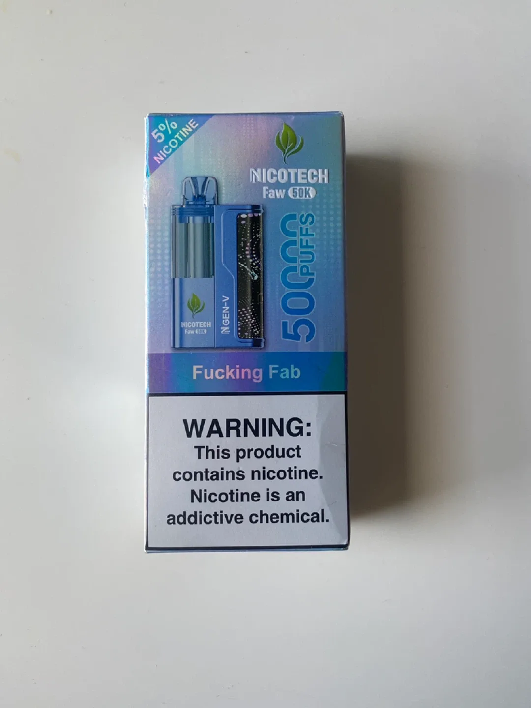 Nicotech Faw 50K Puffs - New