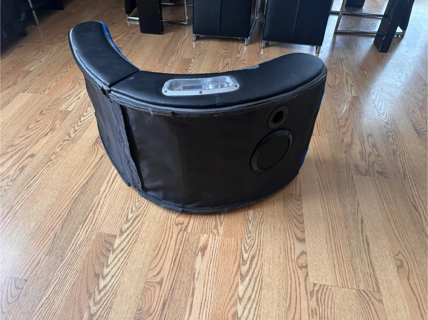 Blue & Black Gaming Rocker Chair #cleanout