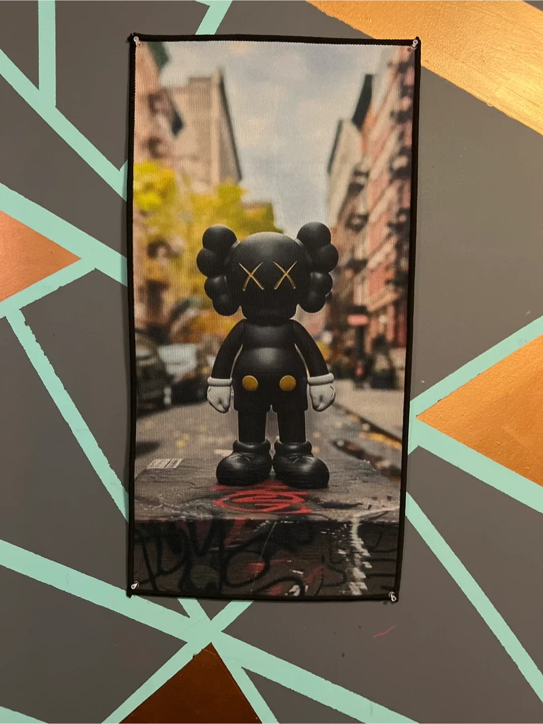 KAWS Companion Street Art Print