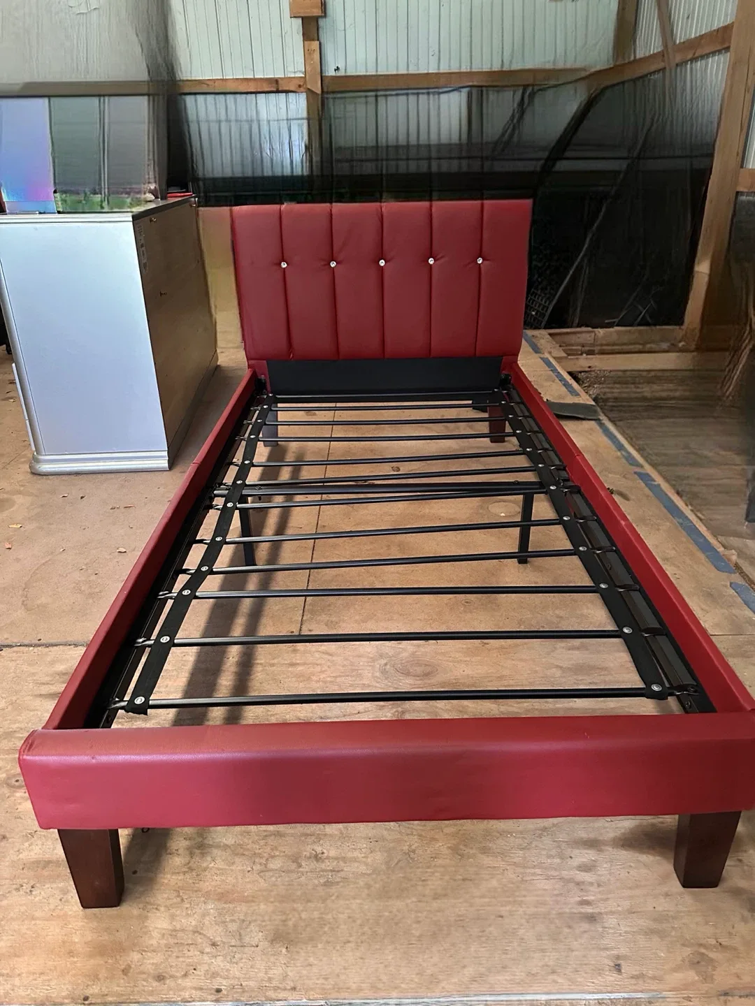 Sleepys Twin Bed Frame and Mattress #cleanout