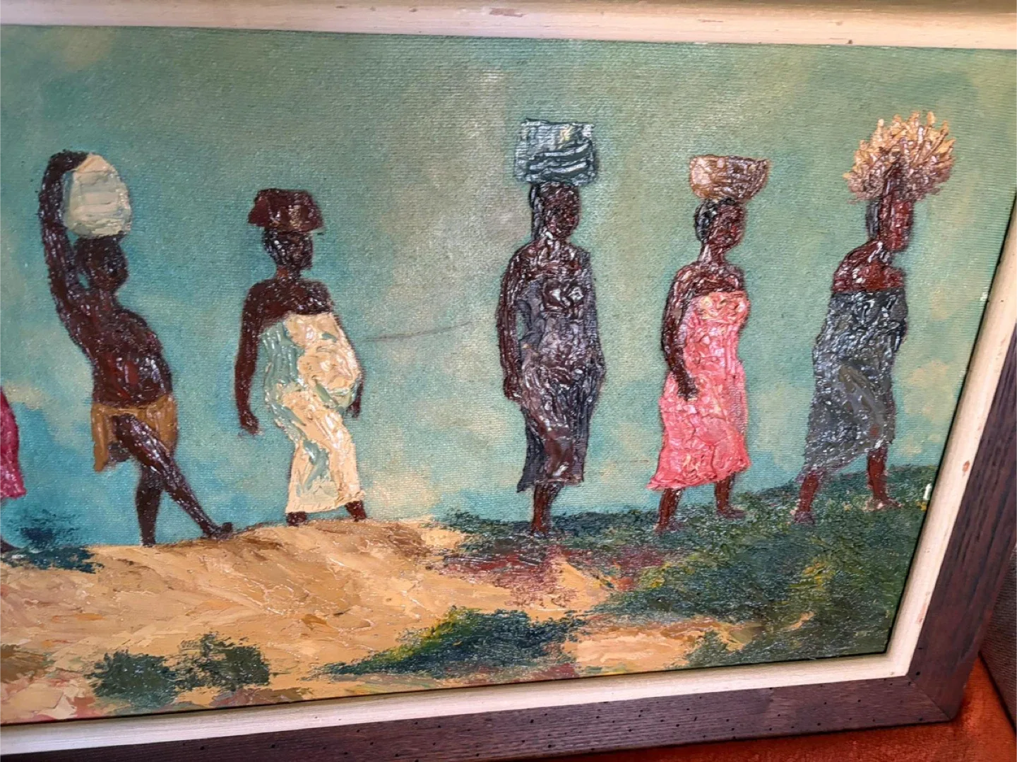 Original Painting is a style of folk Haitian art. image indicator(8)