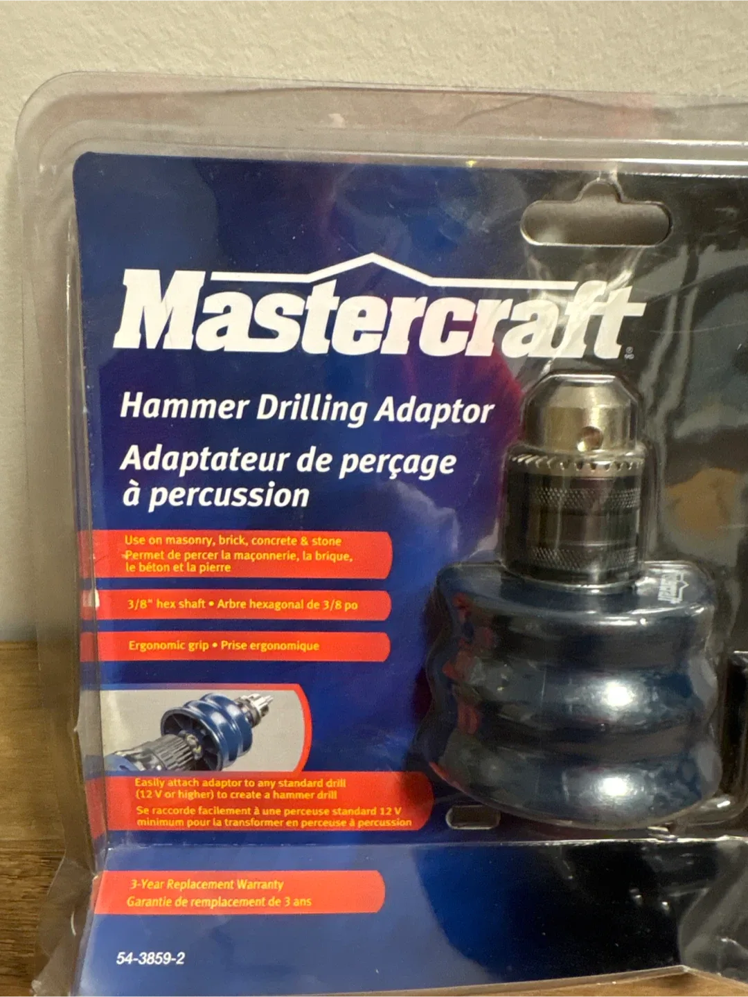 Mastercraft Hammer Drilling Adaptor - New in Package image indicator(2)