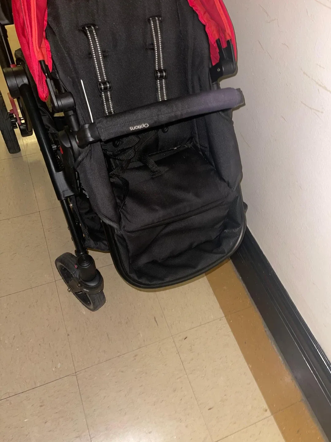 Contours Options Double Stroller - Red & Black image indicator(3)