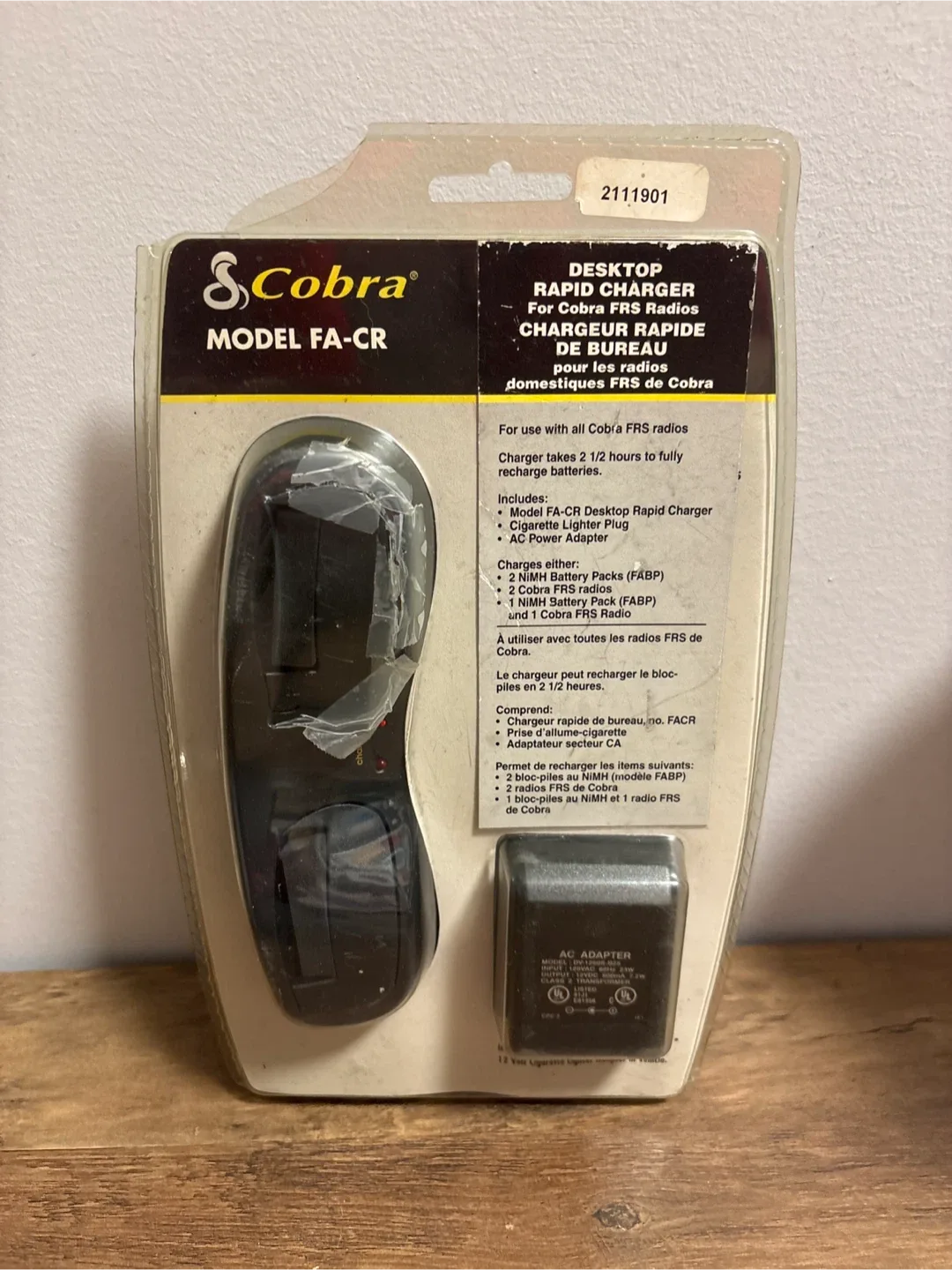 Cobra FA-CR Desktop Rapid Charger - New in Box