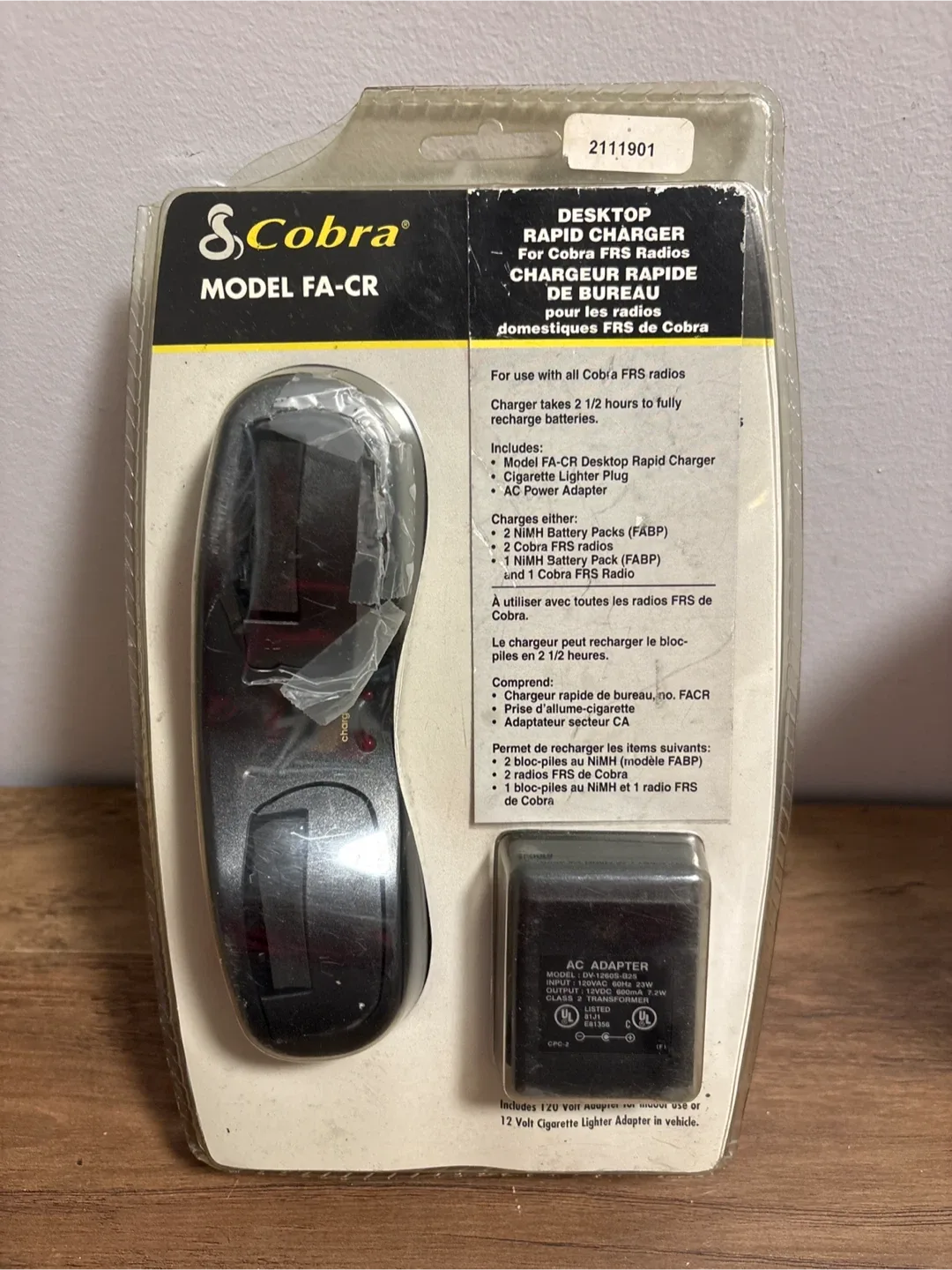 Cobra FA-CR Desktop Rapid Charger - New in Box image indicator(5)
