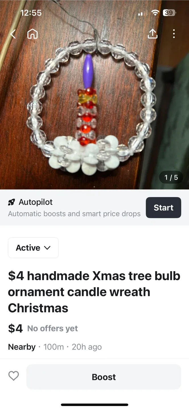 Xmas Christmas decor bulbs ornaments vintage antique new image indicator(7)