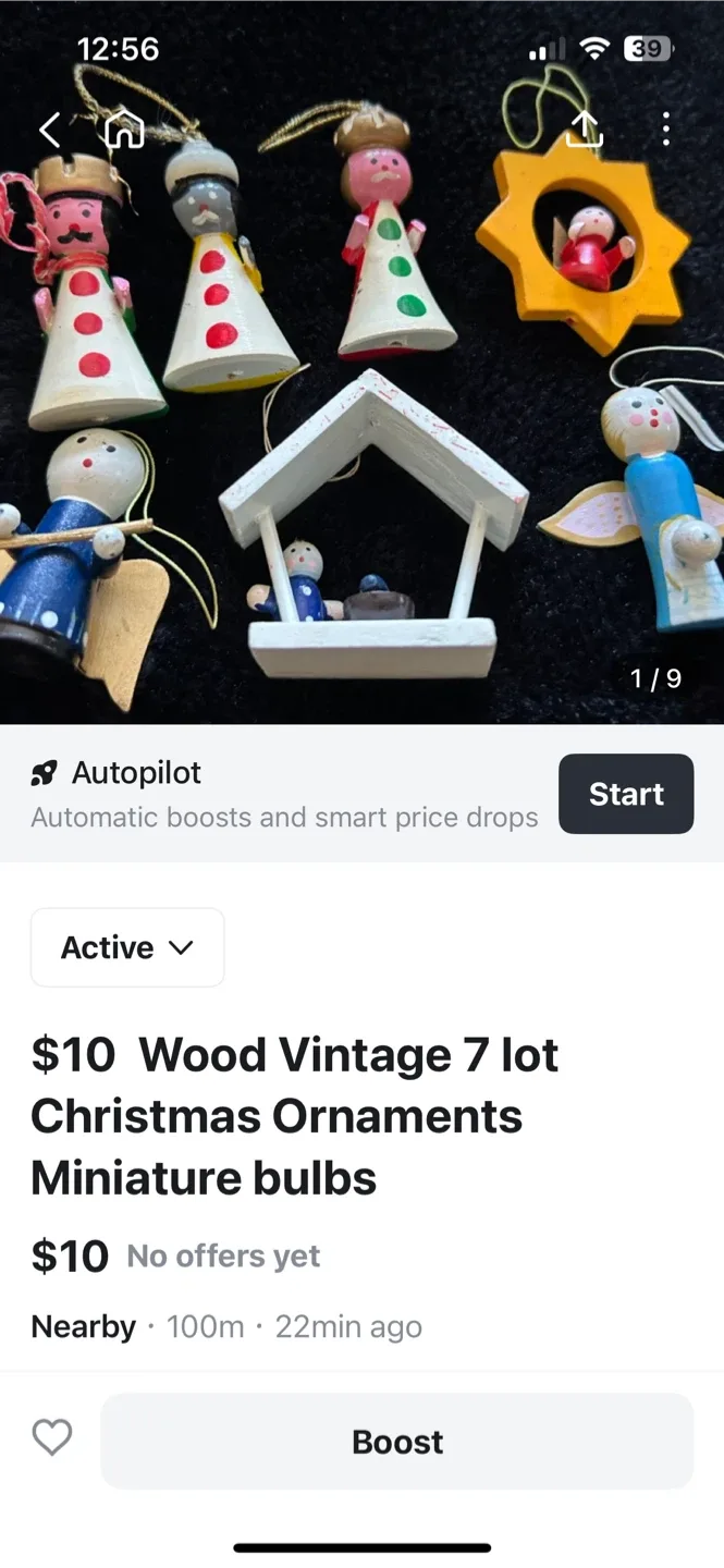 Xmas Christmas decor bulbs ornaments vintage antique new image indicator(8)