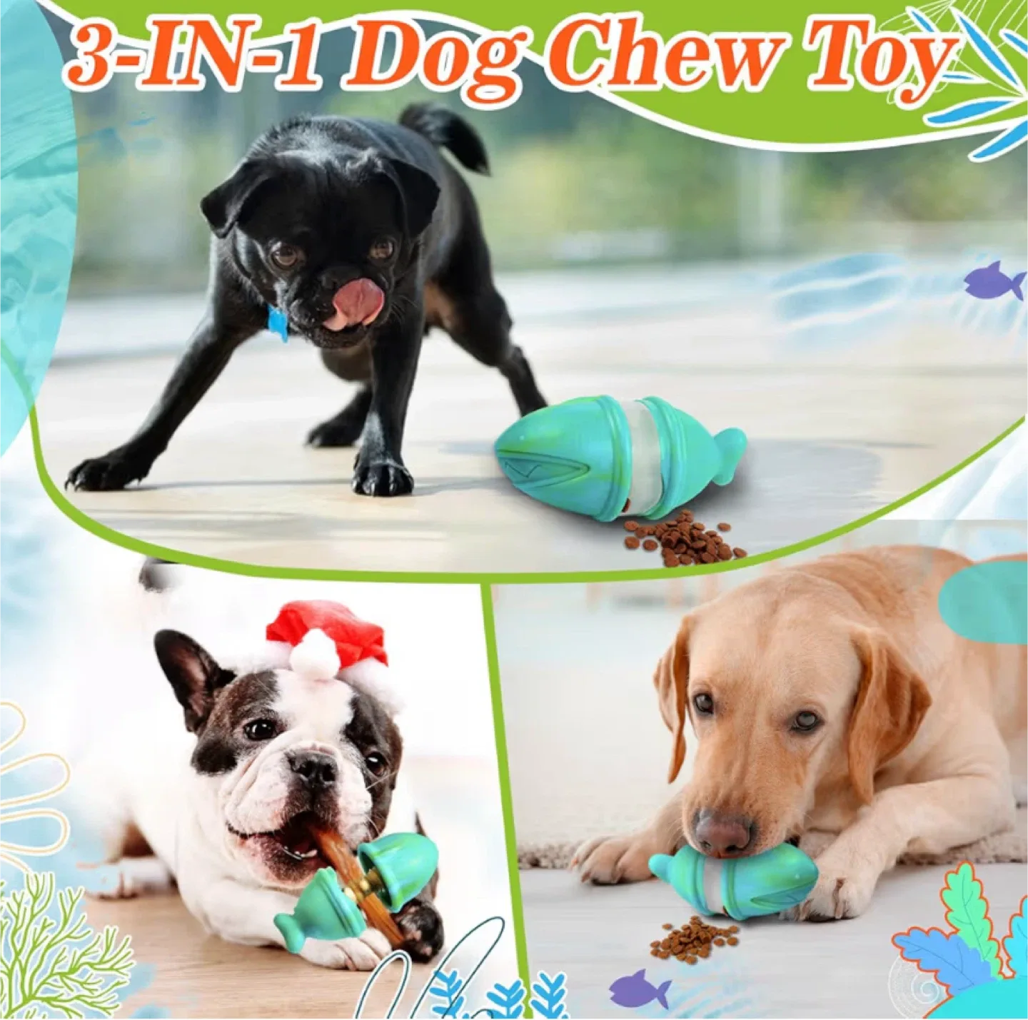 Woyamay 3-in-1 Dog Chew Toy - New image indicator(5)