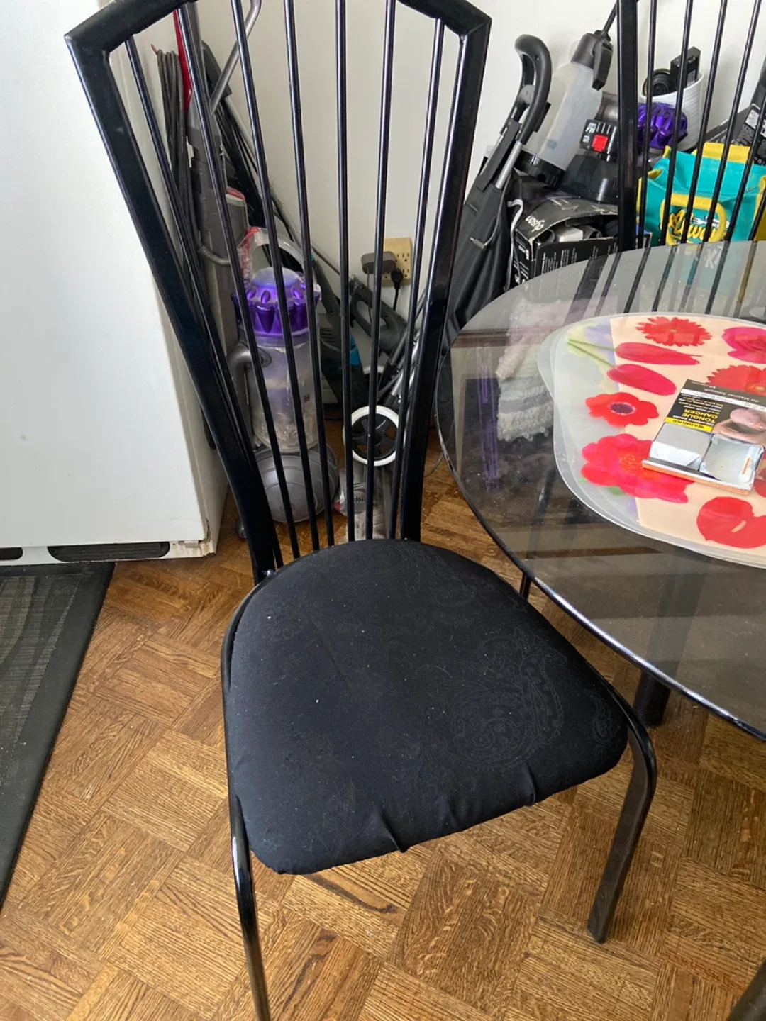 Black Dining Table with 4 Chairs image indicator(3)