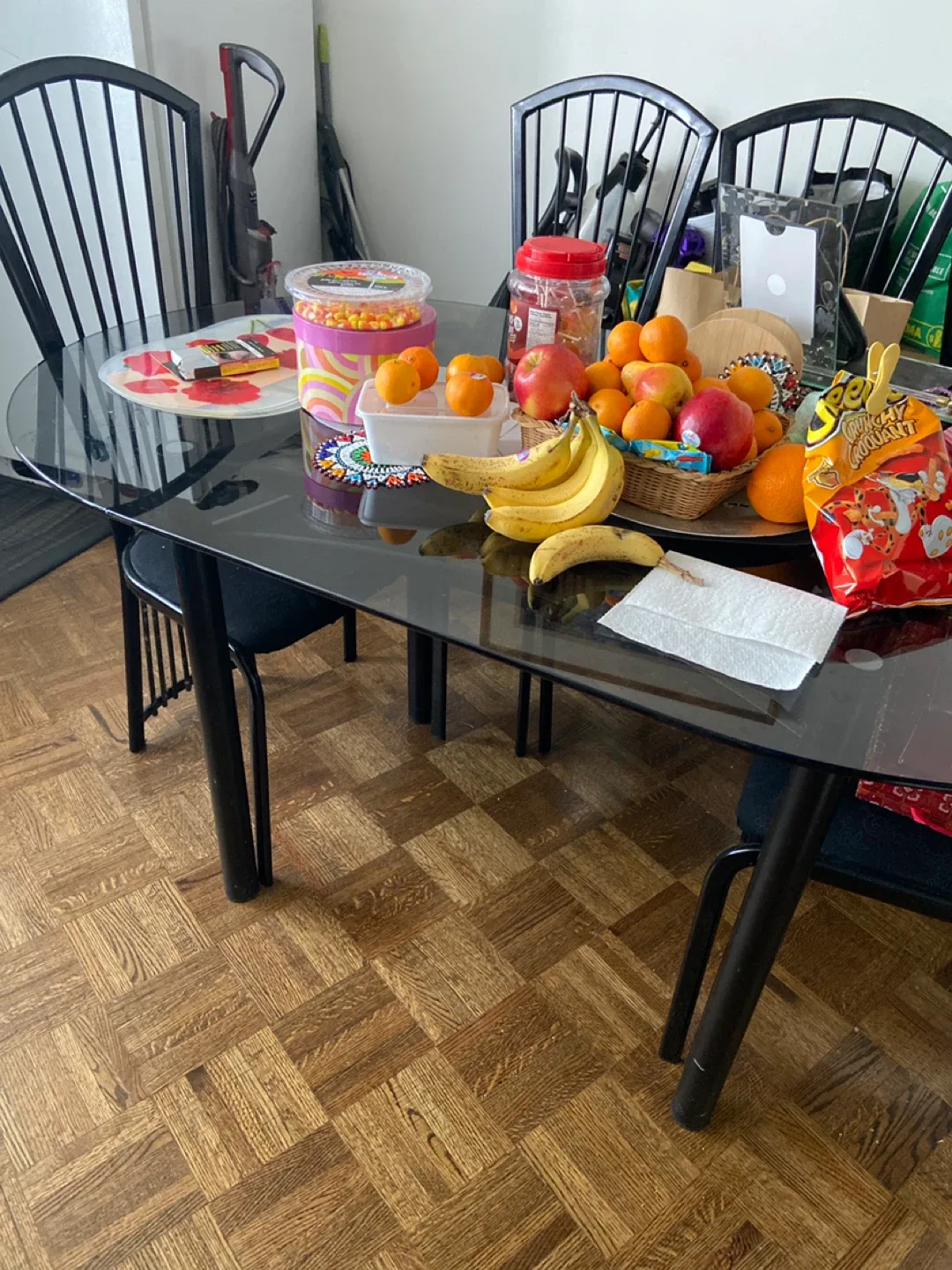 Black Dining Table with 4 Chairs image indicator(2)