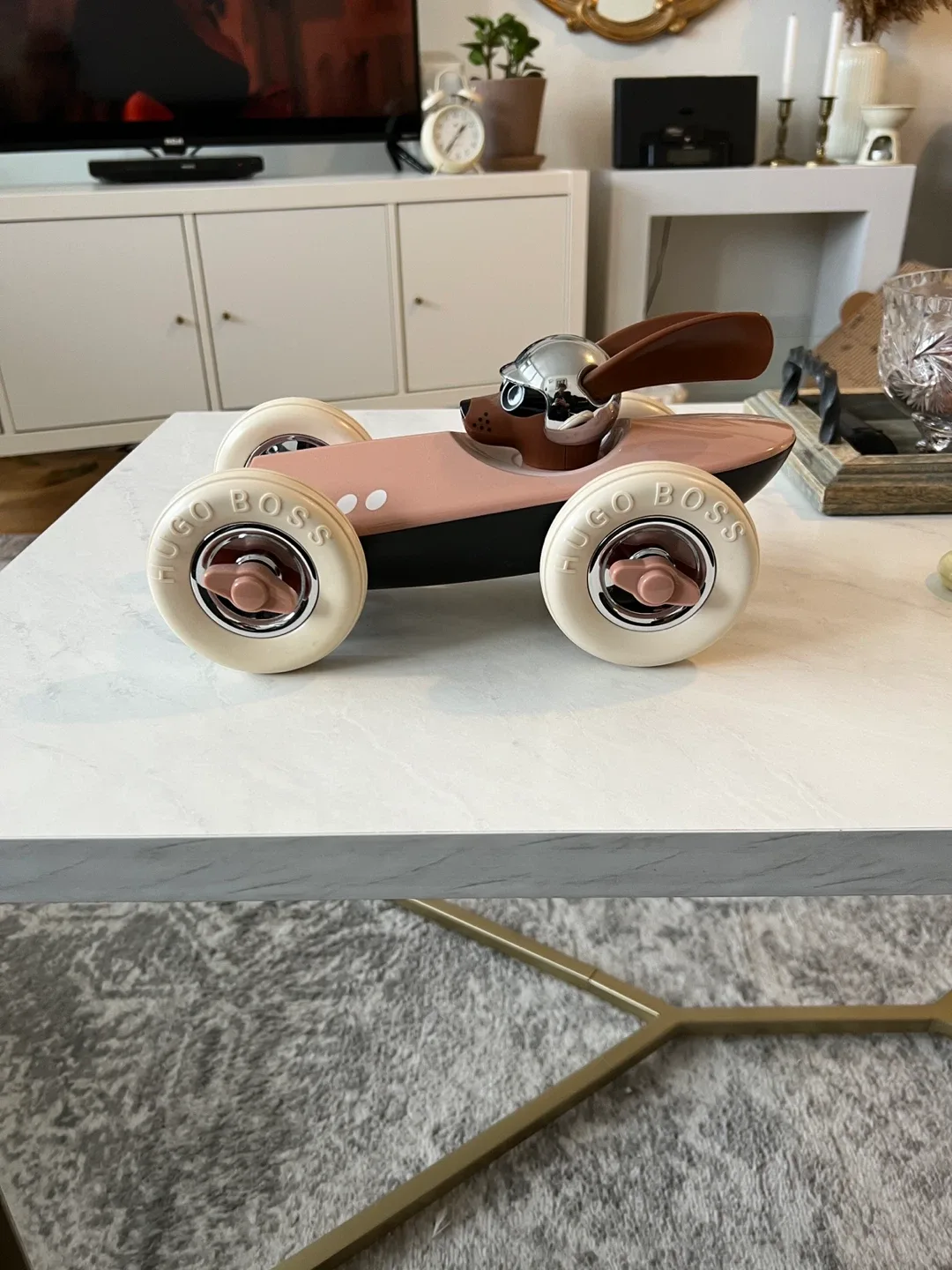 PLAYFOREVER RUFUS WELLER PINK COLLECTOR RACE CAR BOSS #Cleanout image indicator(3)