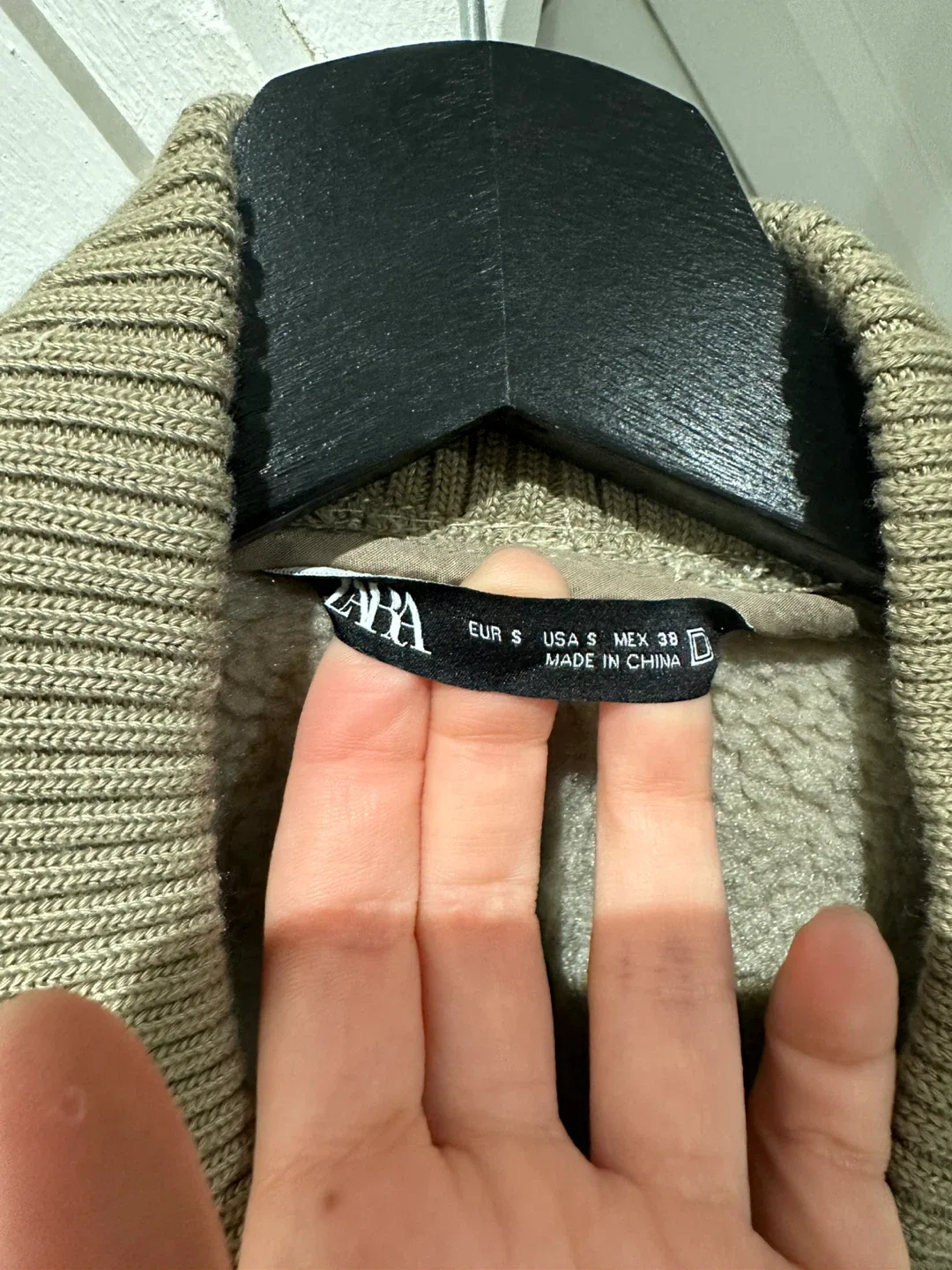 Zara Suede Bomber Jacket - Size S image indicator(3)