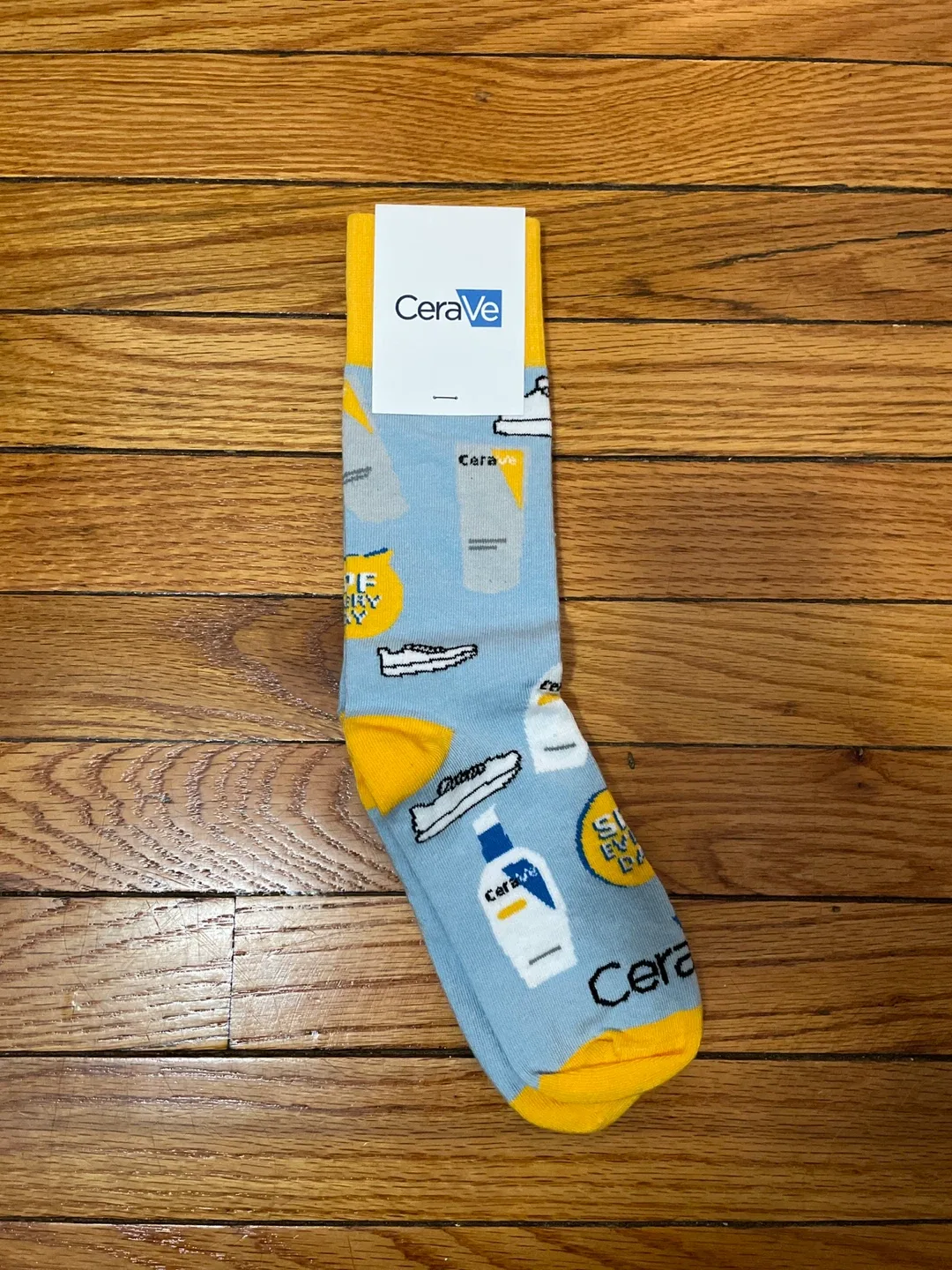 CeraVe Socks - Blue & Yellow