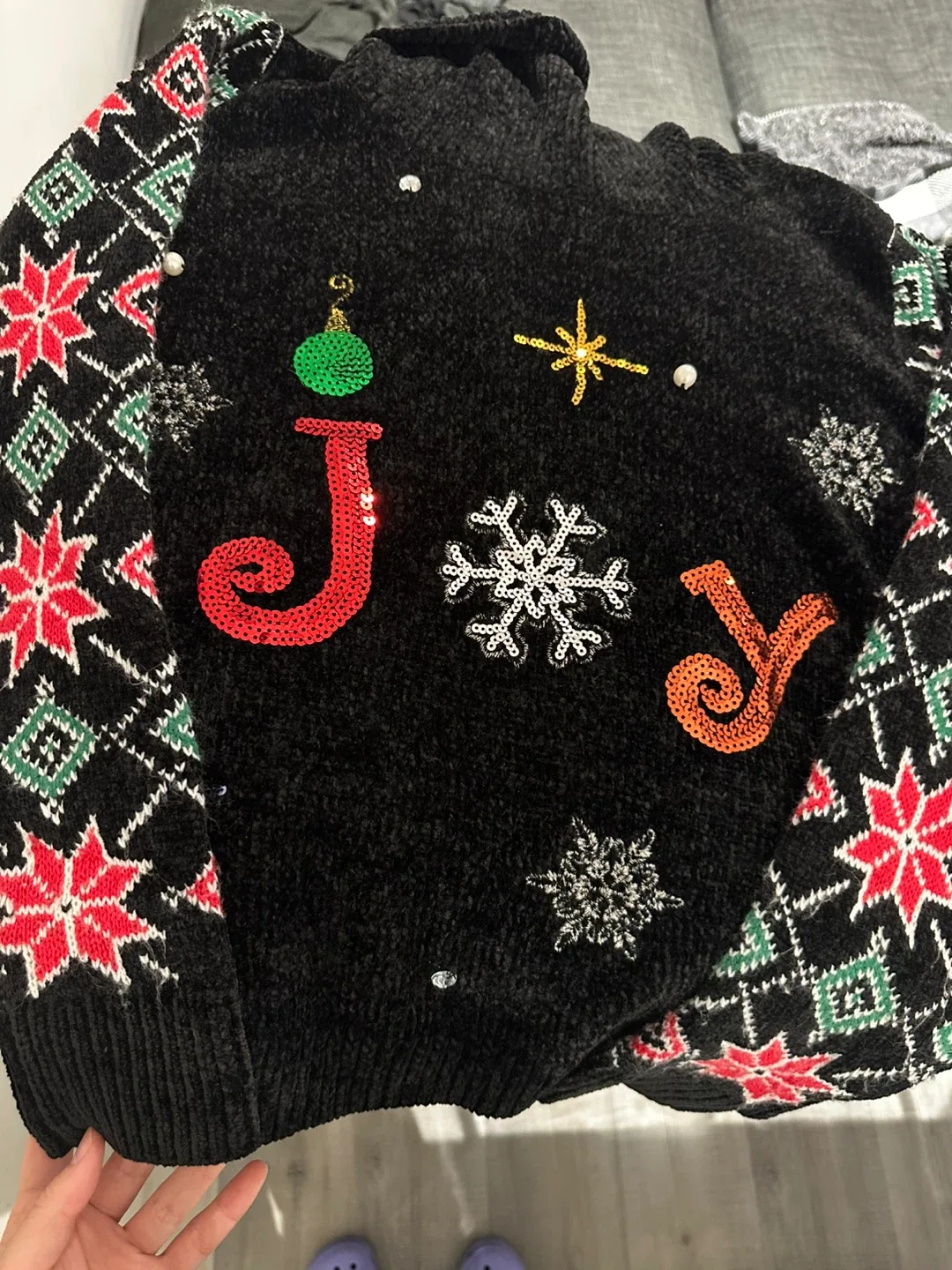 Christmas ugly sweater - Size L (12-14)