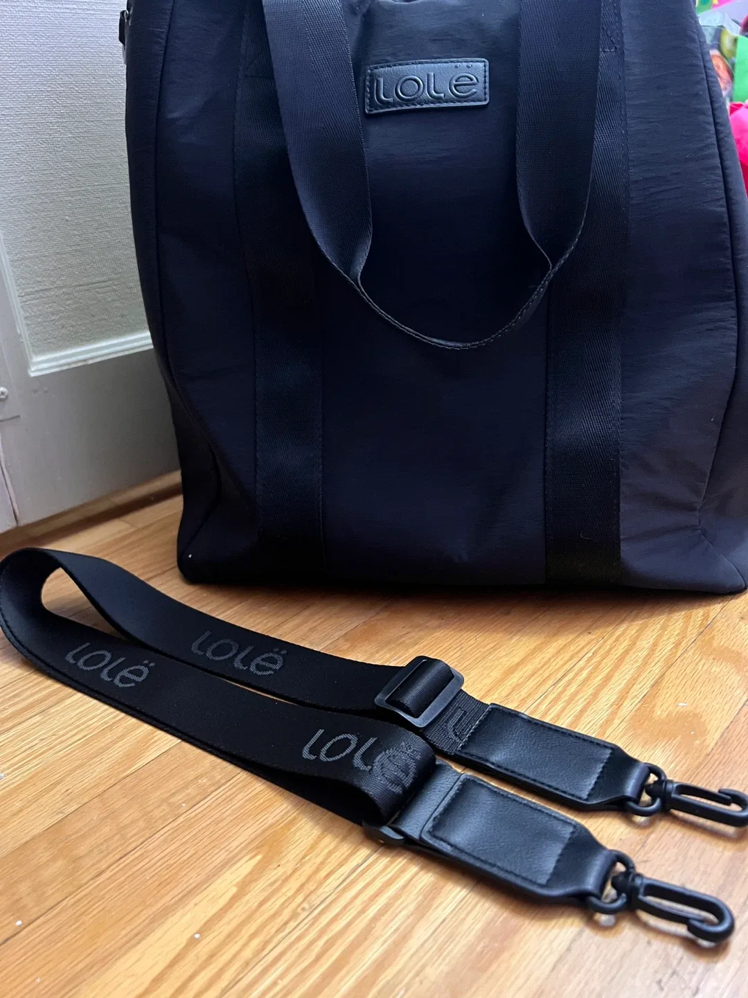 Lole Black Tote Bag image indicator(6)