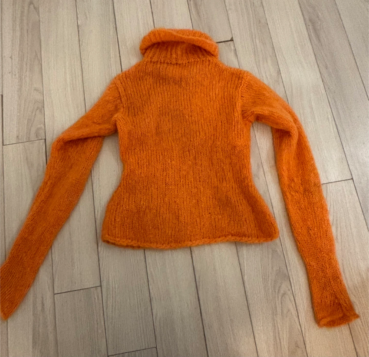 Vintage Fresh Baked Goods Orange Knit Sweater - Size S