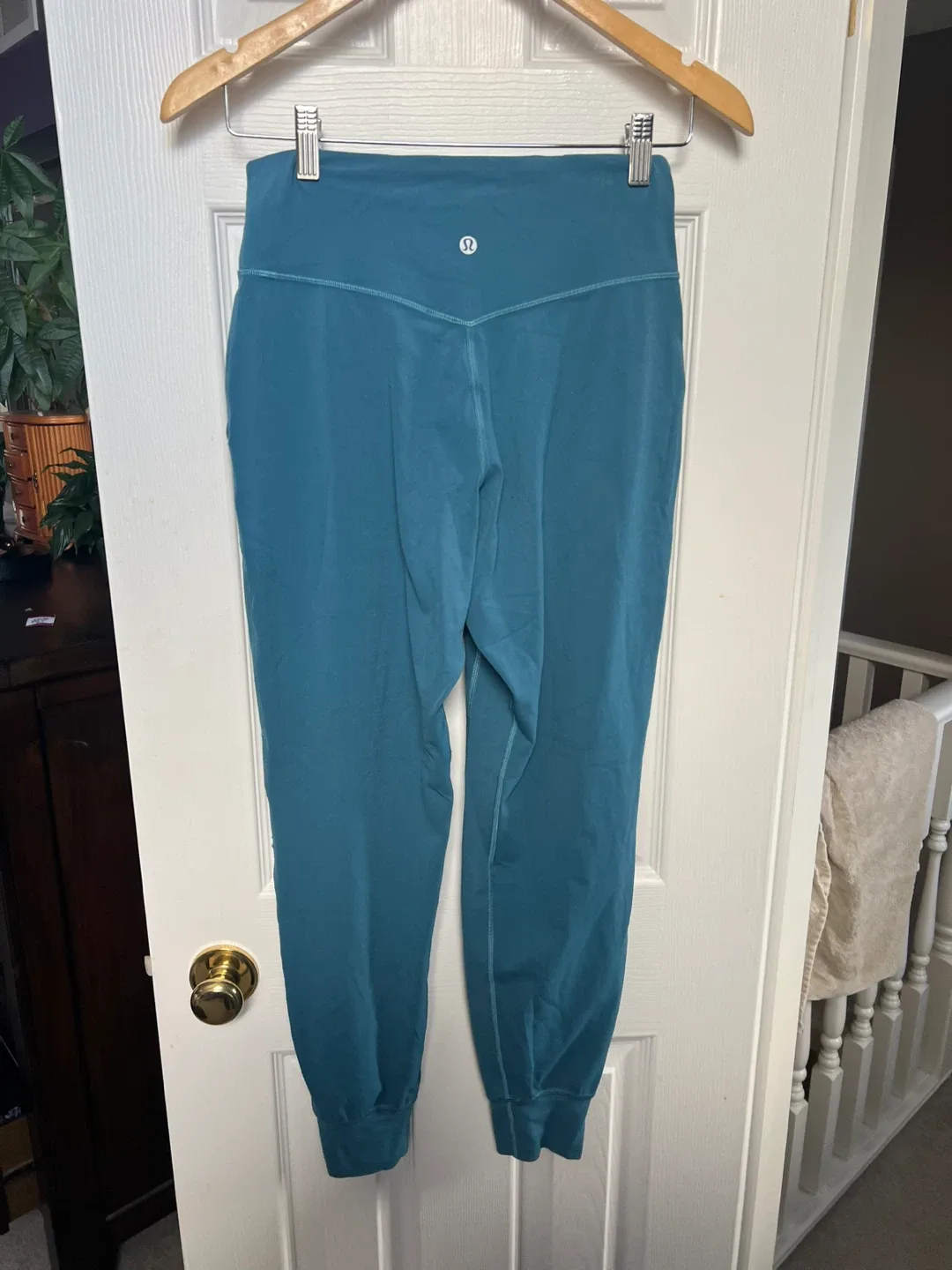 Lululemon align Joggers Size 6 Teal image indicator(3)