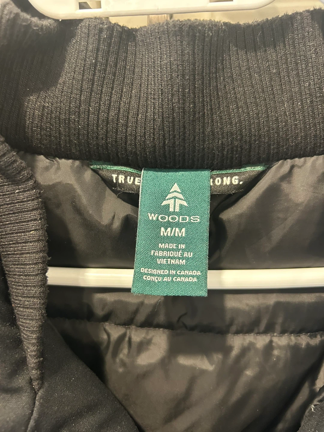 Woods Black Winter Jacket - Size M/M - photo 2