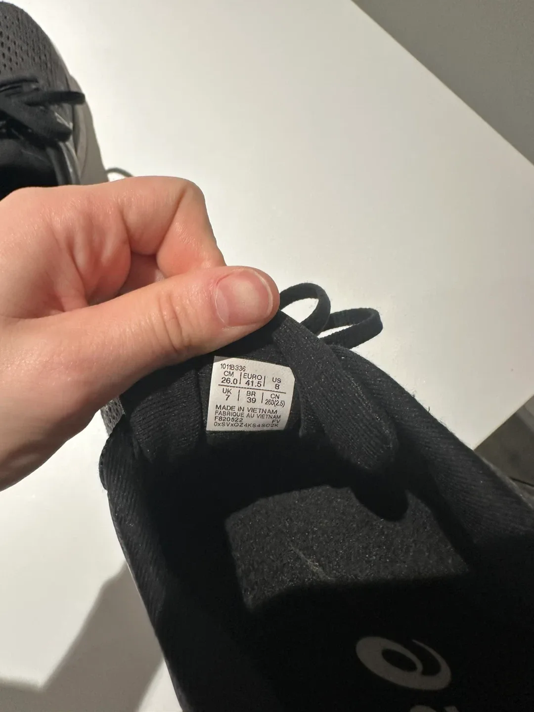 Asics Black Running Shoes - size 8US image indicator(6)