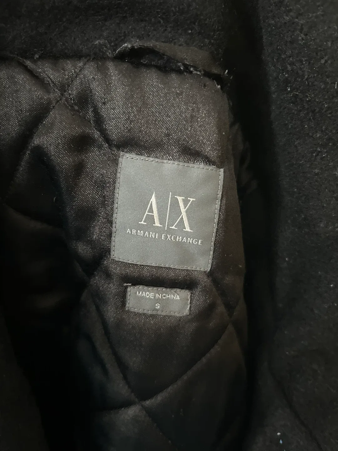 Armani Exchange Black Jacket - Size S image indicator(2)