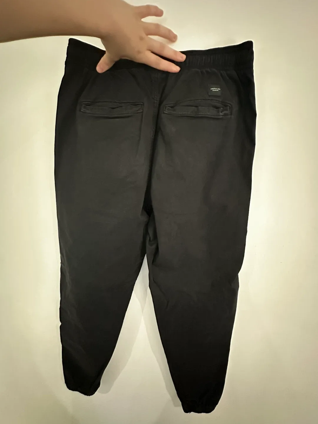 Pull&Bear Jogger Pants, black and beige image indicator(6)