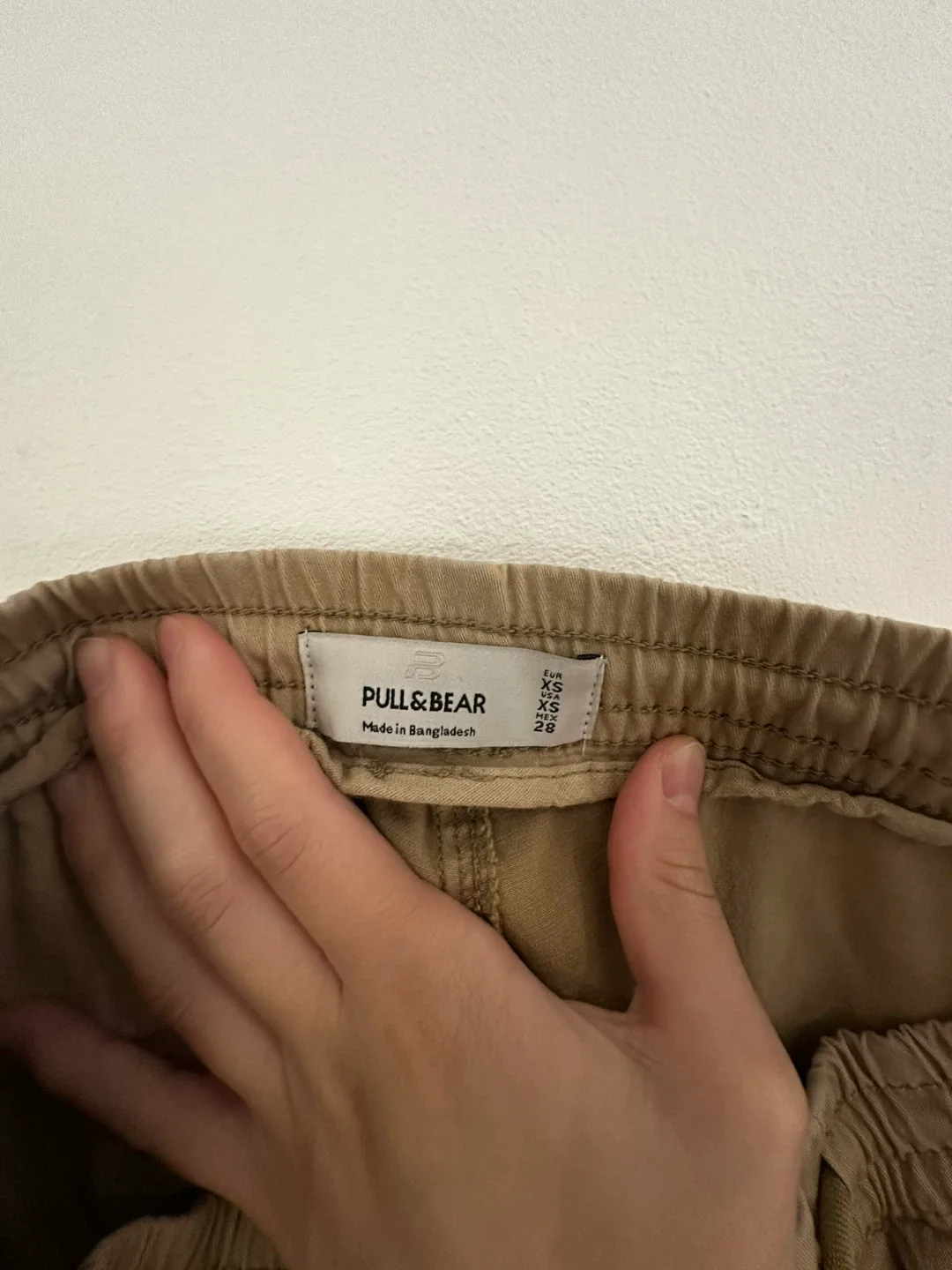 Pull&Bear Jogger Pants, black and beige image indicator(2)