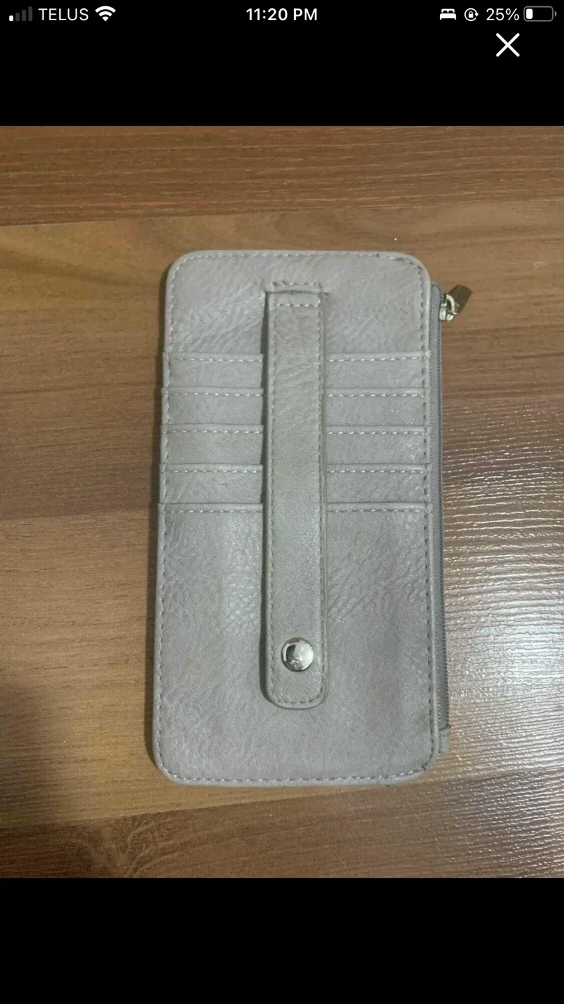 Blue Wallet with Handle