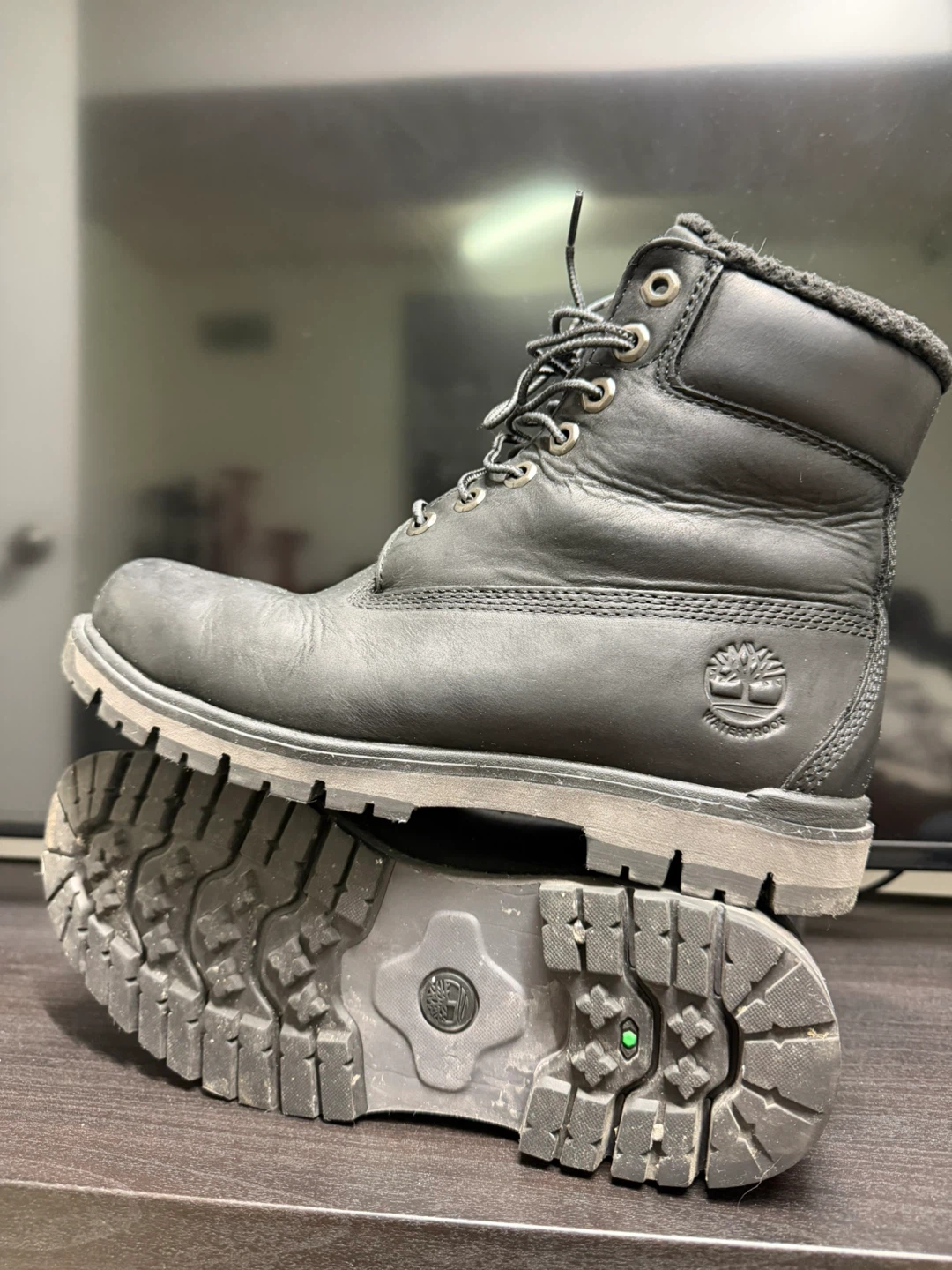 Timberland Waterproof Black Boots - men’s 9