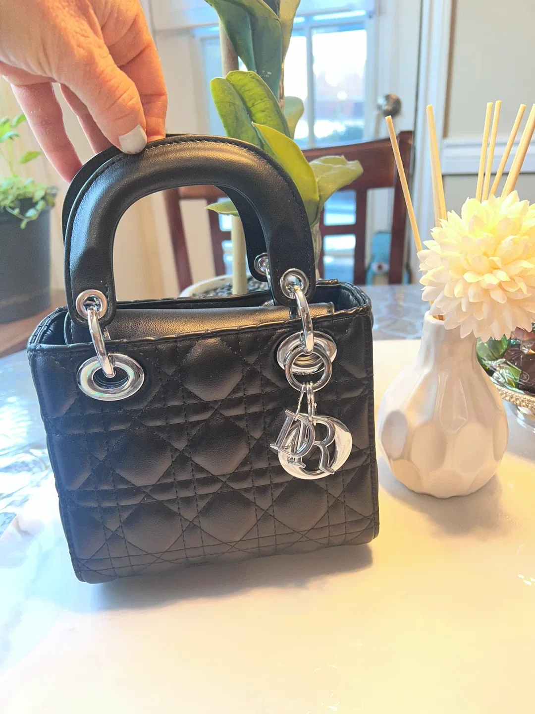 Dior “ Inspired” Micro Black bag