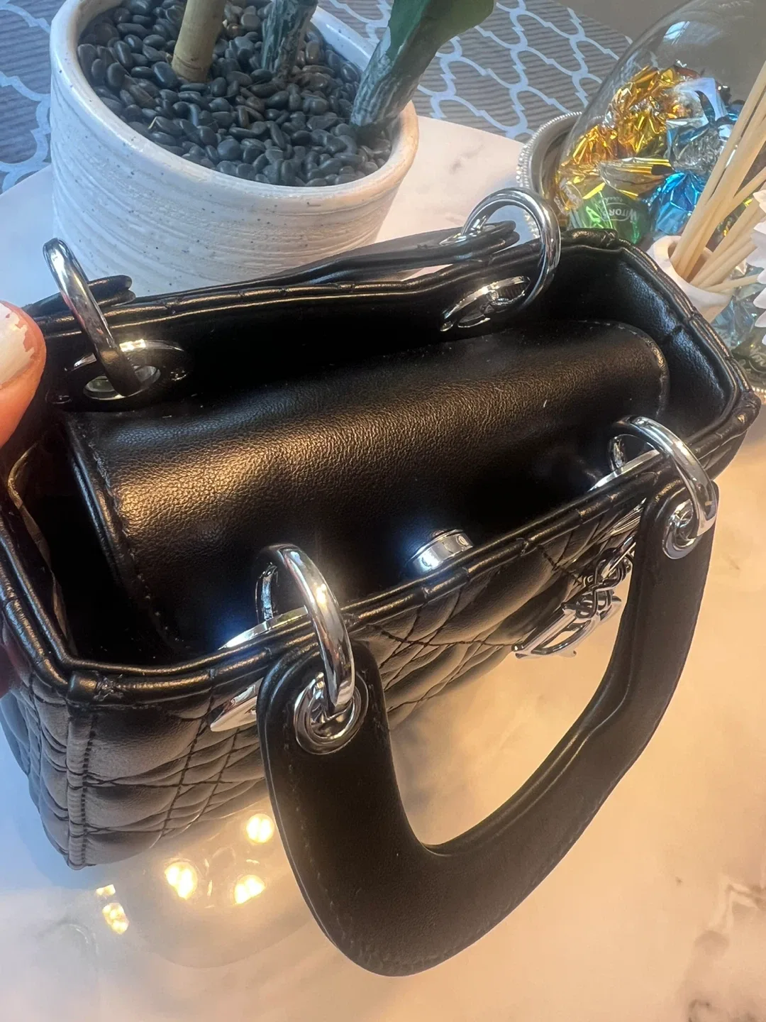 Dior “ Inspired” Micro Black bag image indicator(2)
