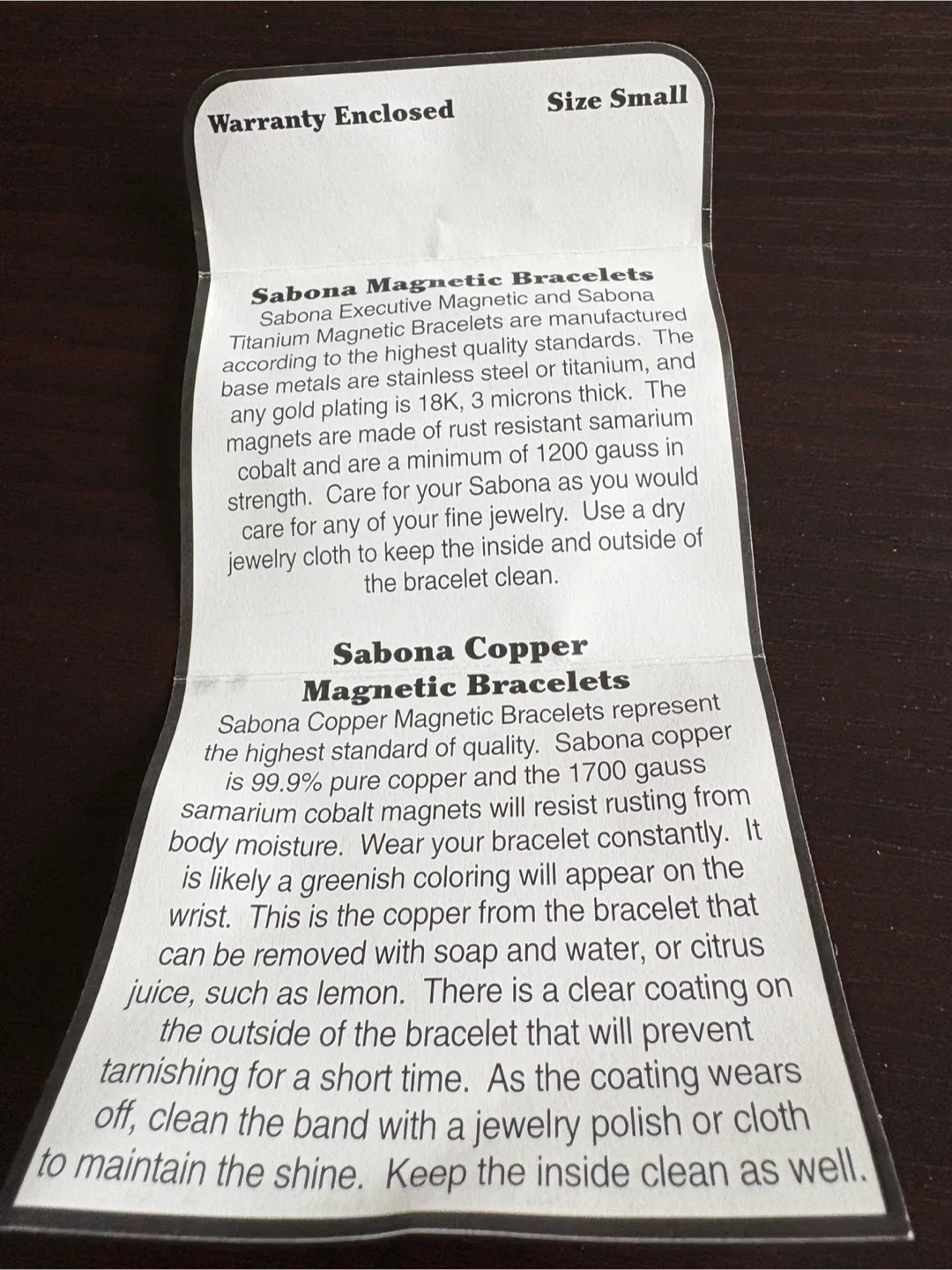 Sabona Magnetic Bracelet image indicator(9)