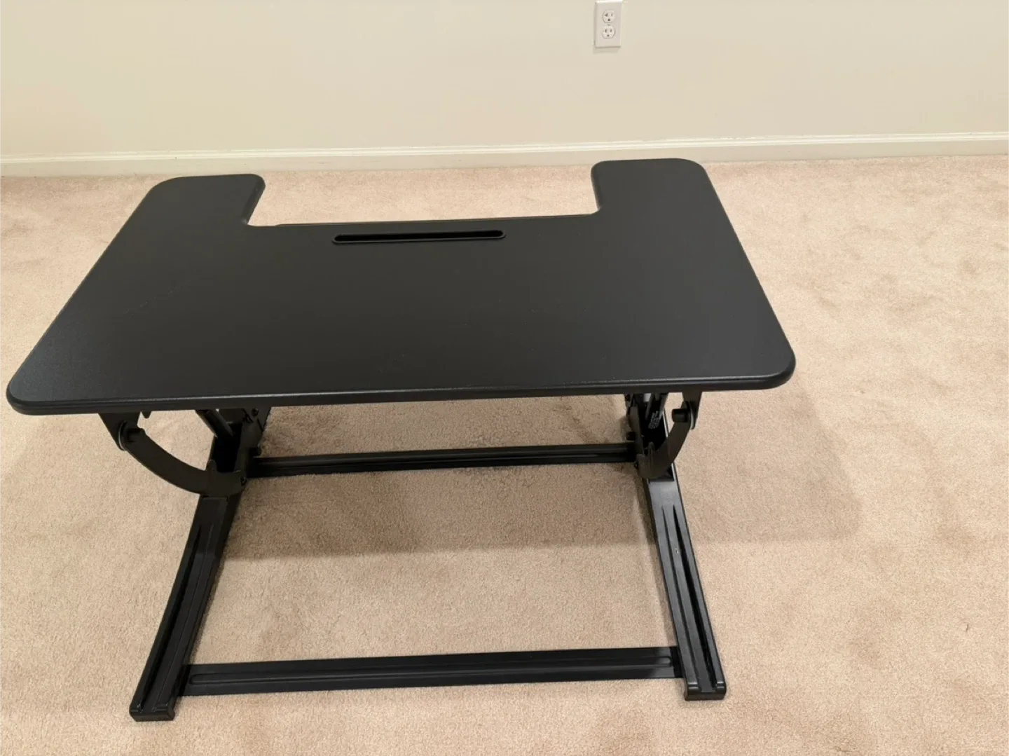 VIVO Black Standing Desk Converter