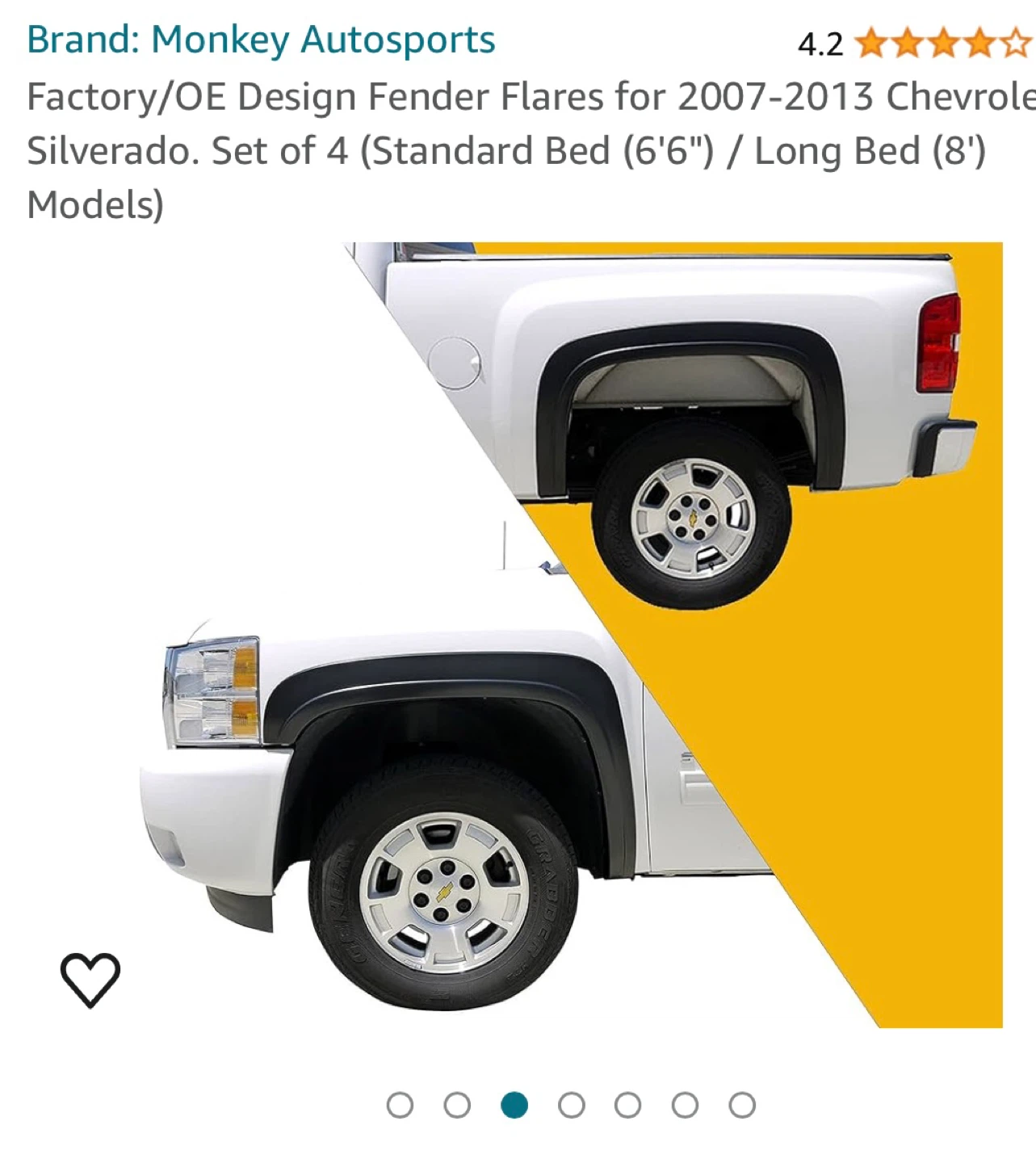 Monkey Autosports Fender Flares for Chevy Silverado - photo 3