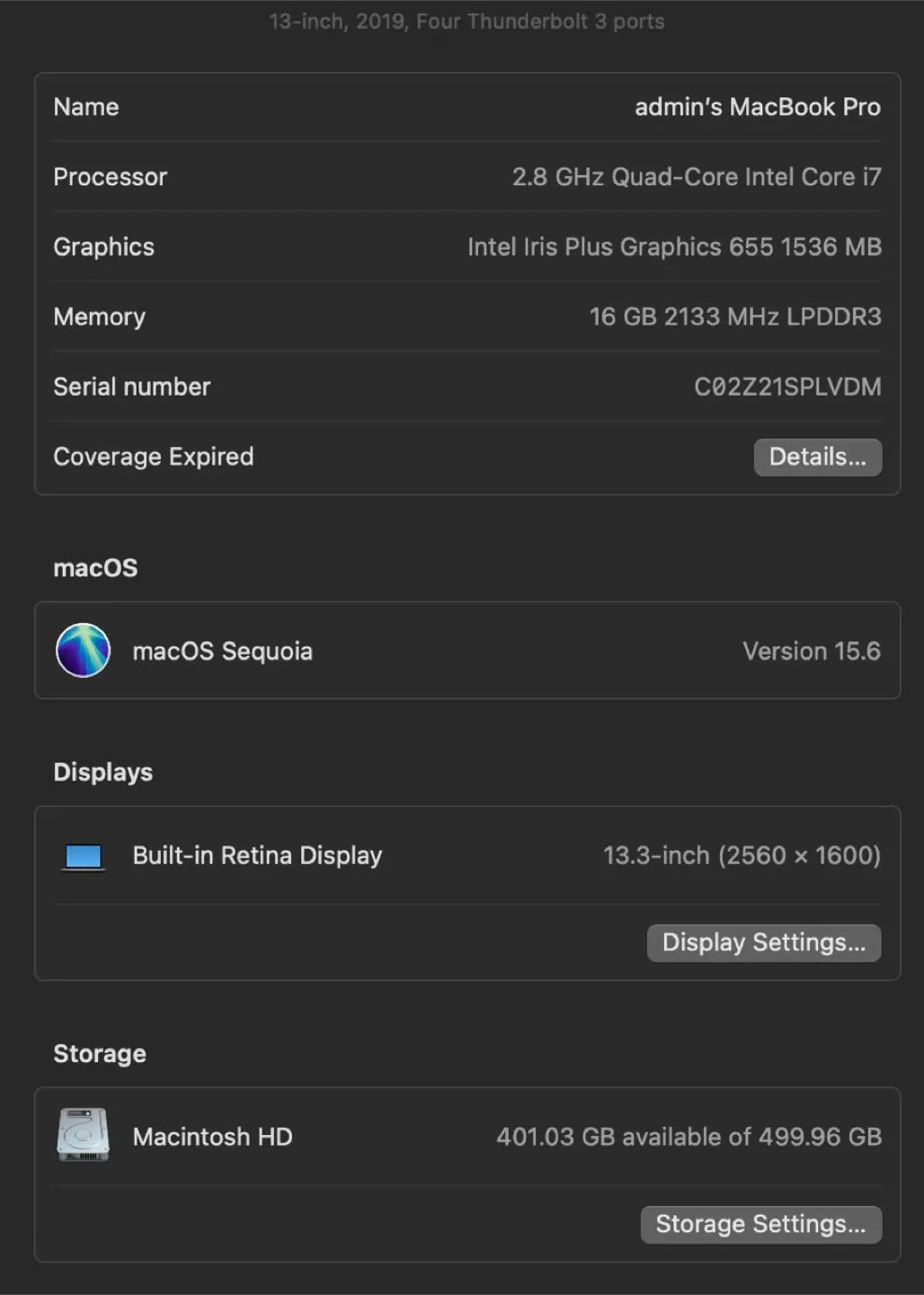 MacBook Pro 13-inch, 2019, original condition (never opened) image indicator(6)