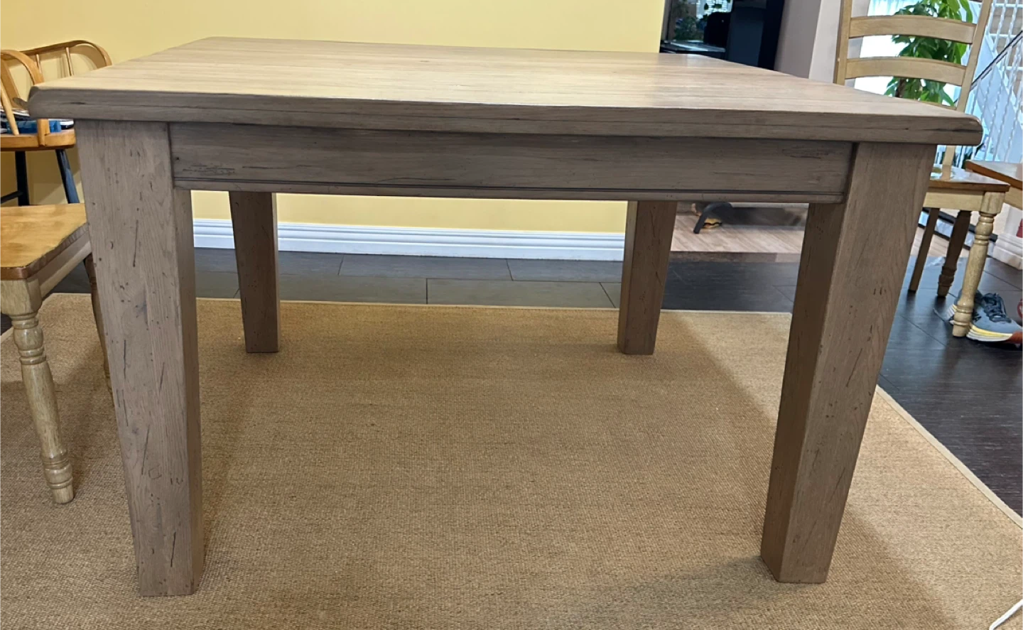 Wooden Dining Table - Light Brown - photo 3