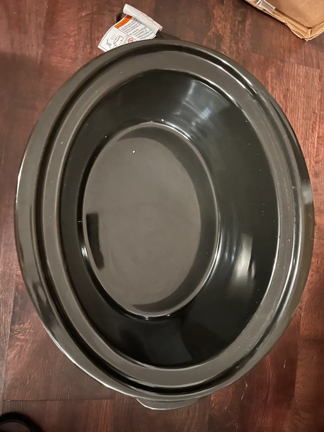 Crockpot 6QT Black One Touch Lock Lid  #Cleanout image indicator(5)