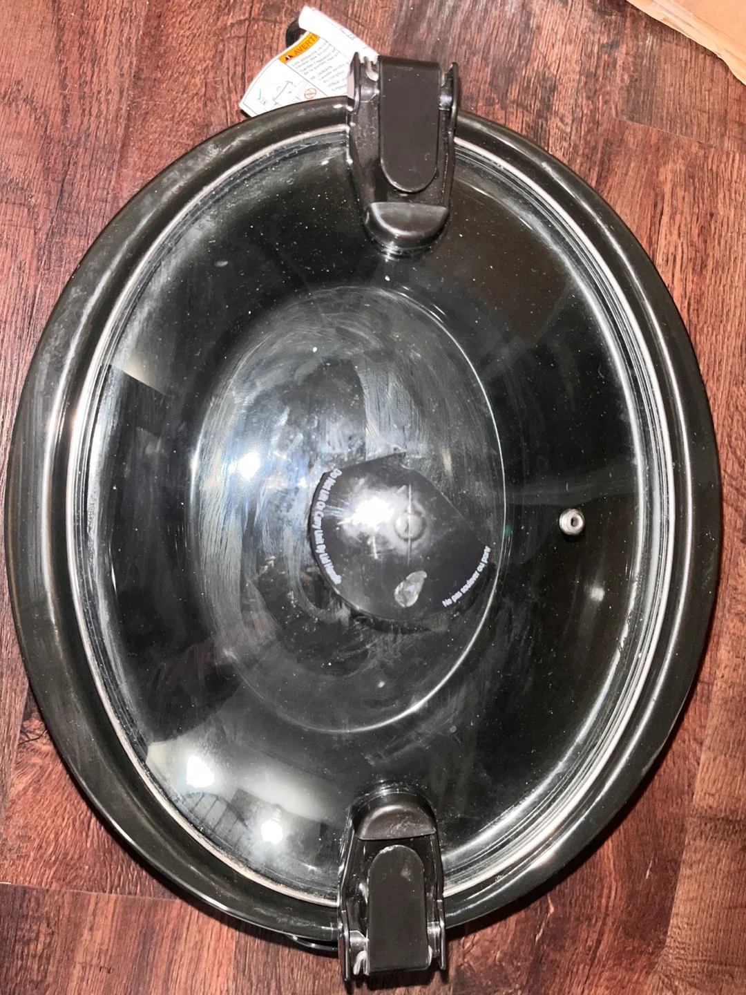 Crockpot 6QT Black One Touch Lock Lid  #Cleanout image indicator(3)