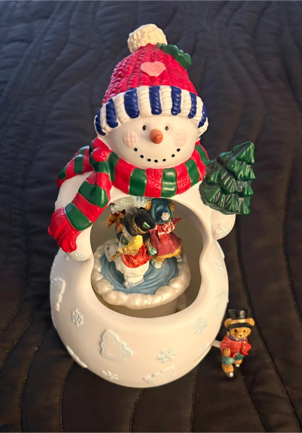 Traditions Musical Snowman Figurine - photo 2
