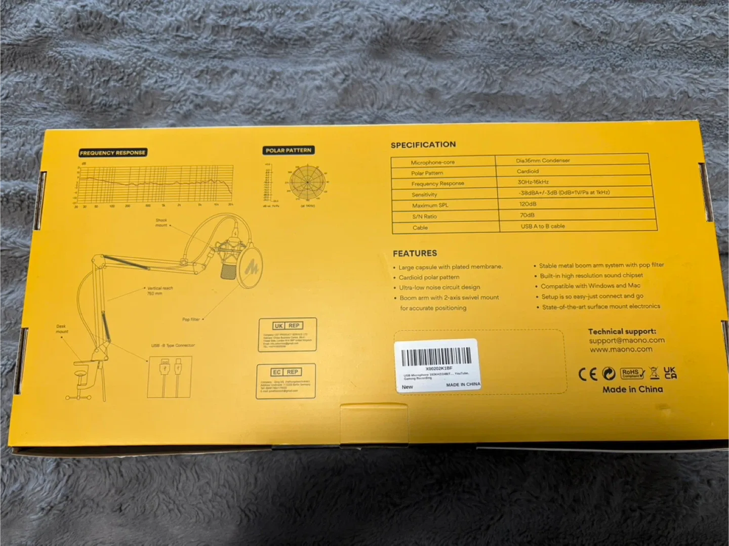 New Maono AU-A04 Podcasting Microphone Kit image indicator(3)