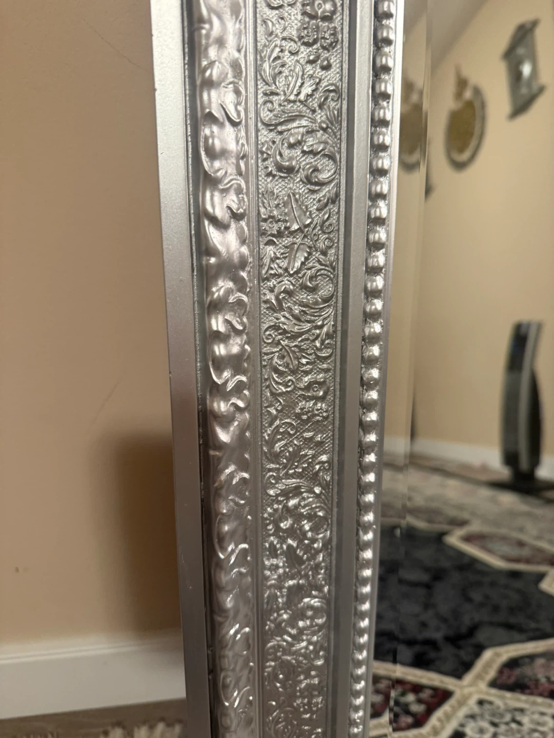 Silver Ornate Framed Mirror - photo 2