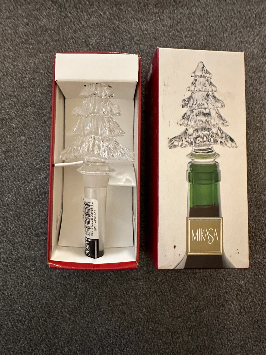 Mikasa Holiday Time Bottle Stopper - New in Box