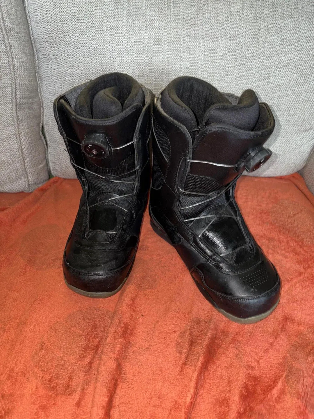 Marraw Black Snowboard Boots