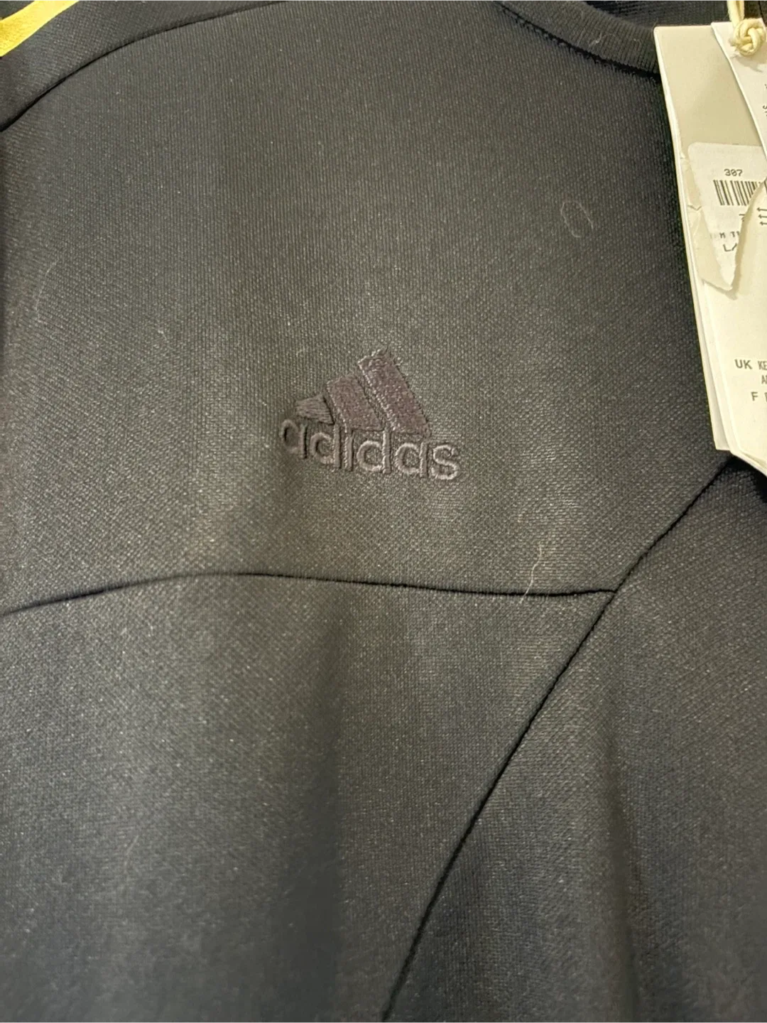 Adidas Tiro WM Track Top - Black with gold stripes size L image indicator(2)