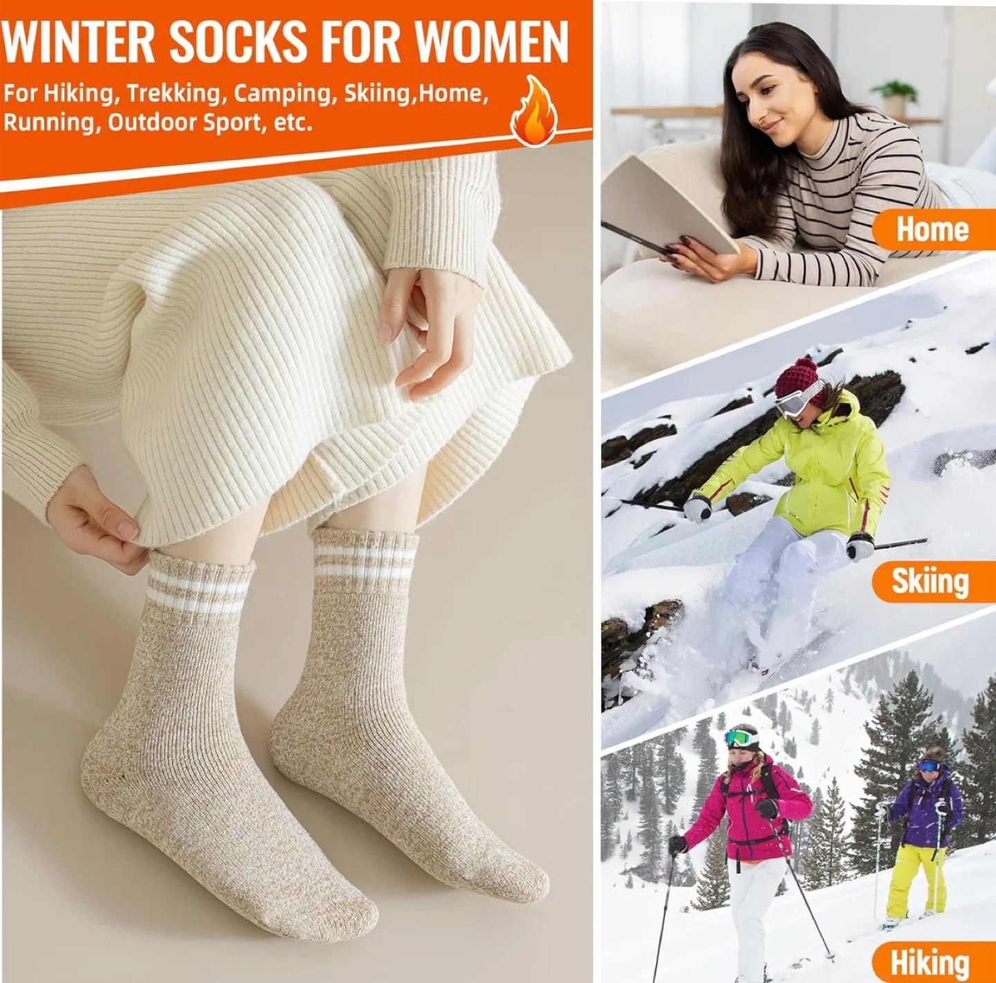 Extra Thermal Winter Socks (3 Pairs) image indicator(6)