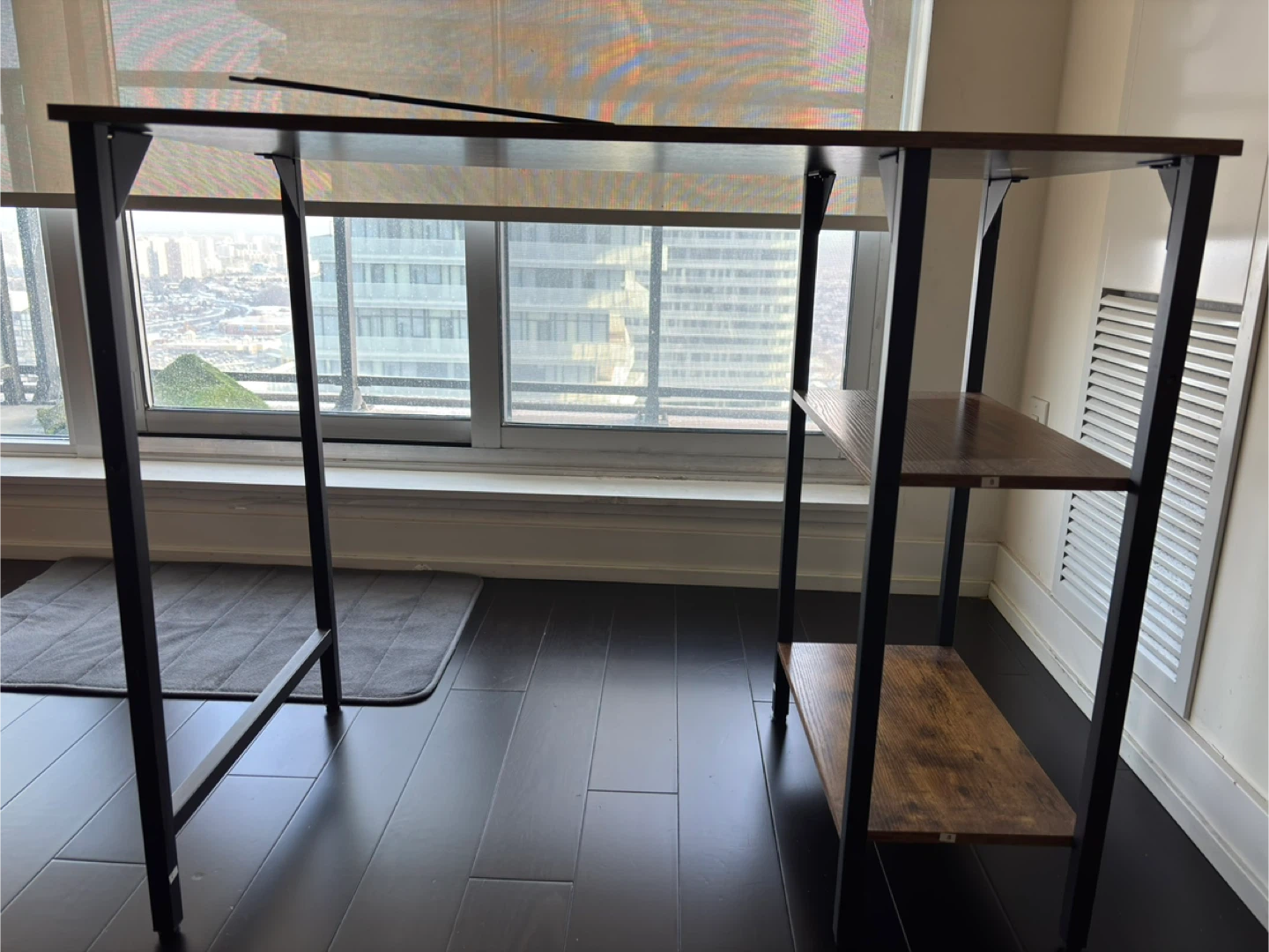 Industrial Desk with Shelves - photo 2