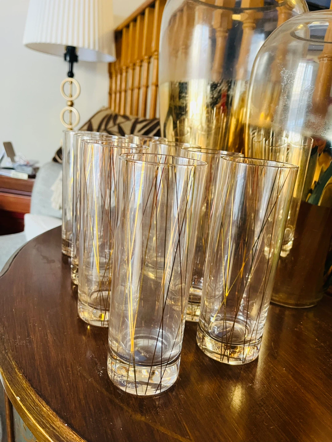 Mikasa “Cheers Party” Tom Collins Glasses Gold Lustre - photo 5